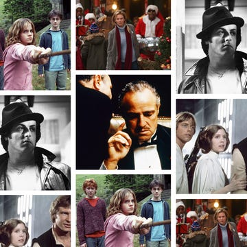 collage of various scenes depicting multiple characters in different settings and poses