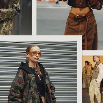 fashion display featuring urban streetwear styles